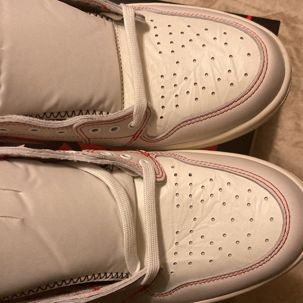 Jordan 1 Retro High Phantom Gym Red - Picture 6 of 7